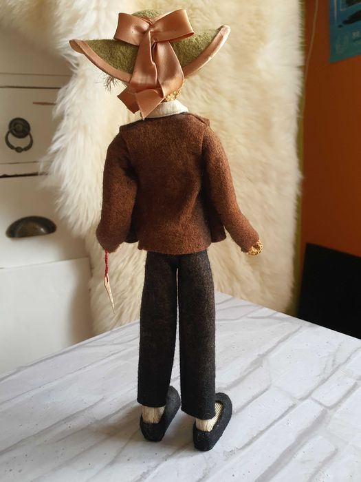 Papusa din panza si iuta hand made Morly de Lydia Morlacchi