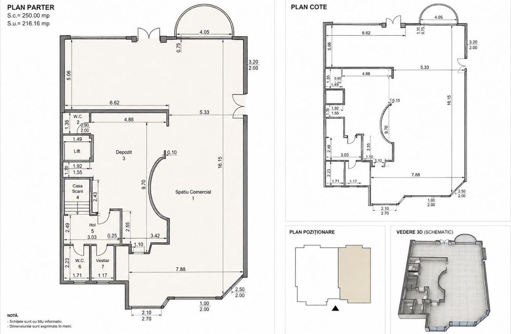 Spațiu comercial  – aprox. 250 mp | Ploiești | Bd. Republicii.