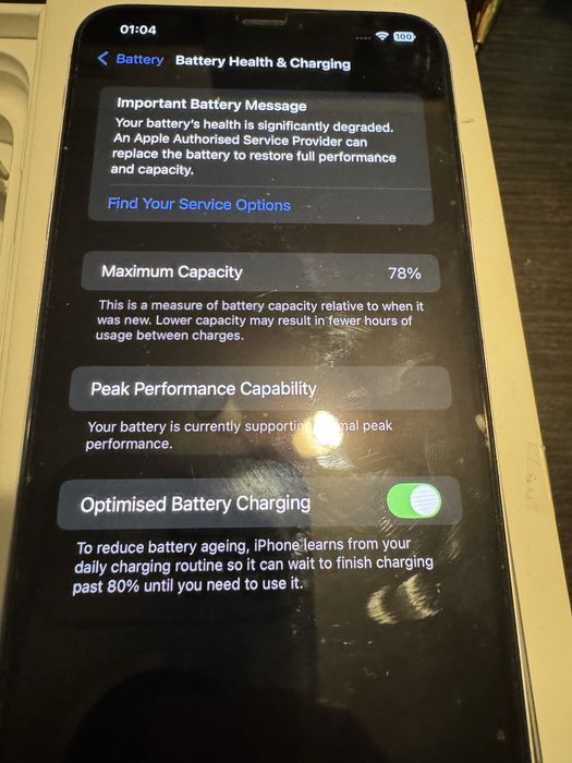 Vand Iphone XS max alb 64 gb