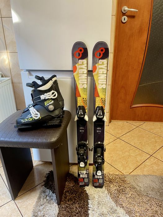 Schiuri copii 90 cm cu clapari skiuri set ski