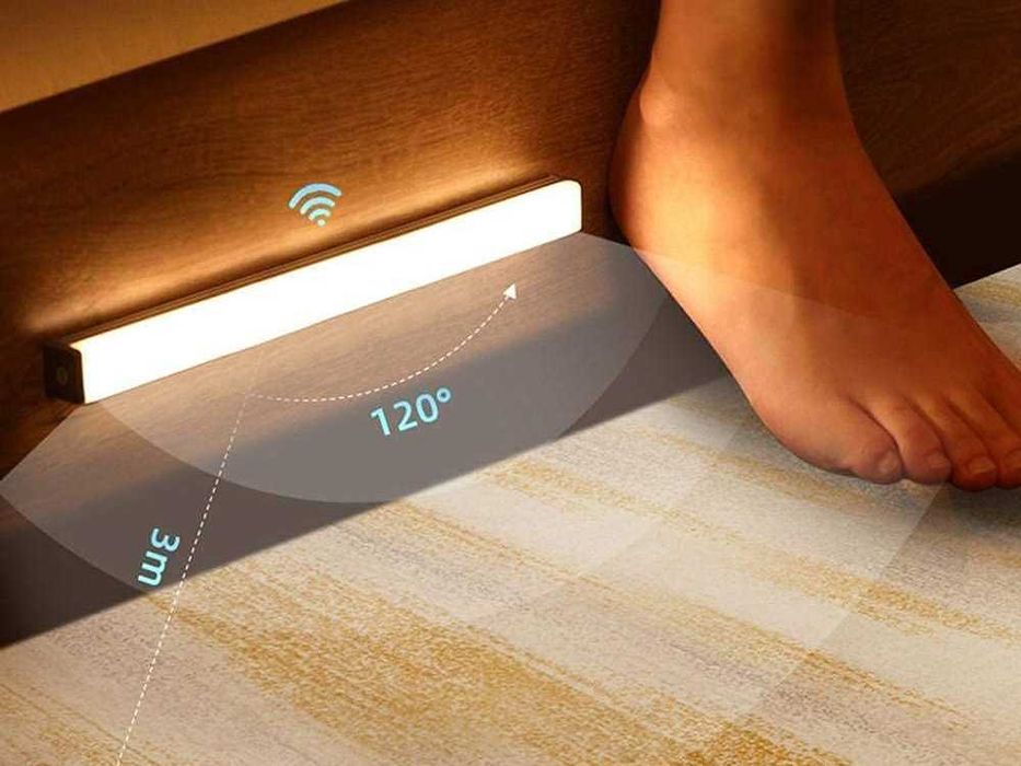 LED лампа с батерия за кухня и спалня