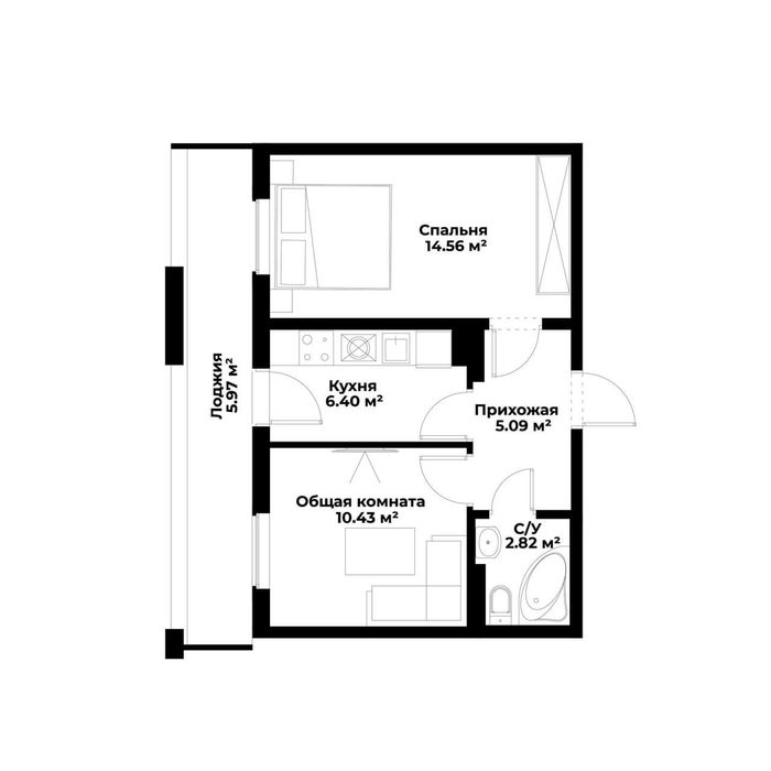 Продаётся 2ком/8/16 ЖК Assalom Sohil 40.58квм ор-р: Узбум, Фаргона Йул