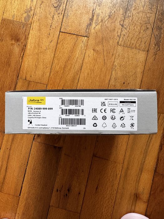 Слушалки Headset Jabra Evolve2 40