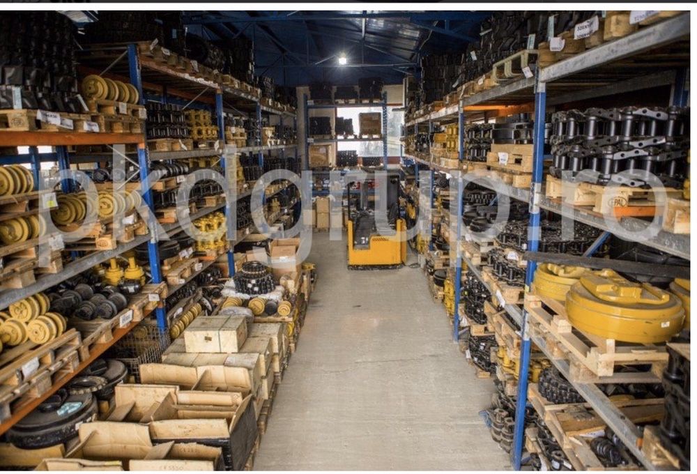 Role de susținere pentru buldozere și excavatoare