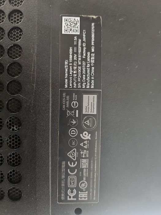 Dezmembrez Lenovo Legion 5 si Y540