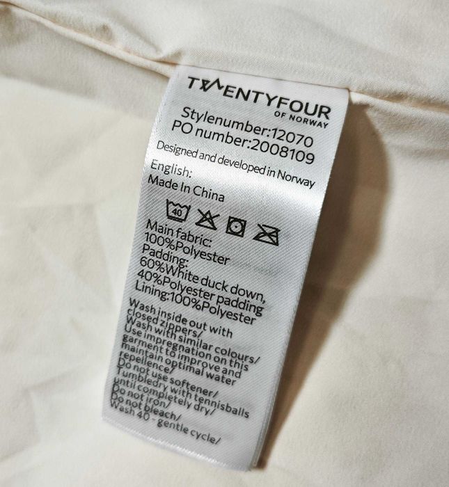 Twentyfour Finse Дамска грейка с пух размер 46 / XXL  НОВА