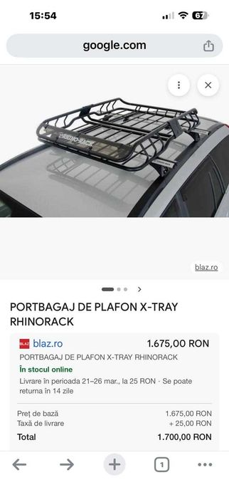 Portbagaj plafon-roof rack-Rhino Rack X-Tray