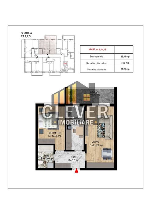 Apartament 2 camere | Mutare rapida, Comision 0% | Pallady
