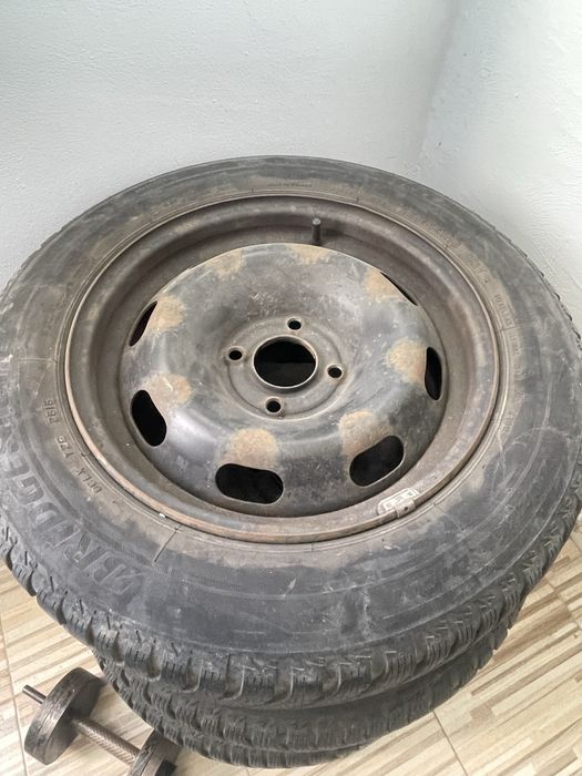 Железни Джанти 15ц 4х108 + всесезонни гуми Bridgestone
