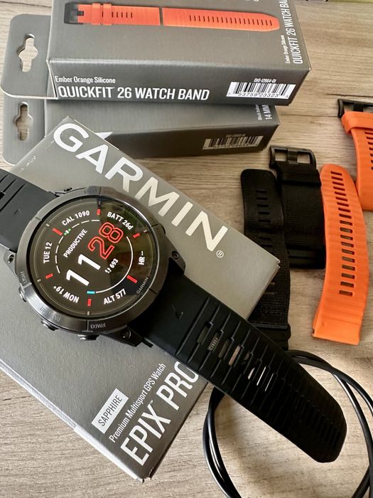 Garmin Epix Pro Gen 2 Sapphire 51mm + оригинални каишки