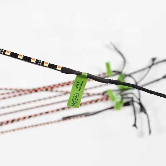 Leduri Ambient Usi 2 Culori Portocaliu si Albastru BMW F10 si F11