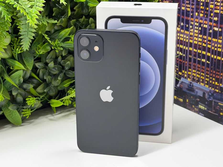 iPhone 12 64GB Black Гаранция -13781