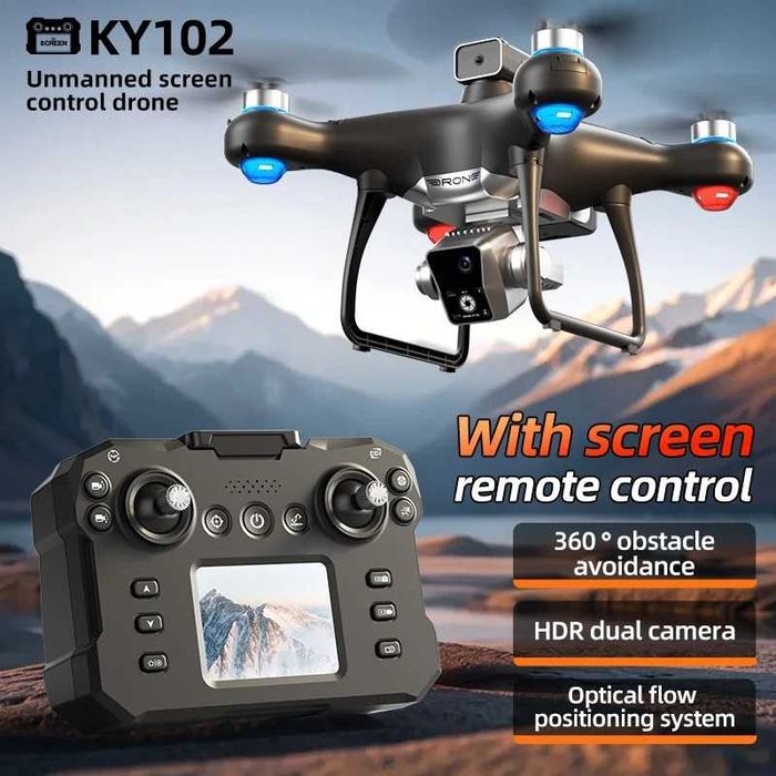 Drone Profesionala Xiaomi KY102 MAX 5G cu Camera Duala 8K, Evitare Obstacole, Fotografii Aeriene, Design Pliabil