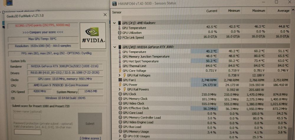 Placa video Gigabyte RTX 3080 10GB