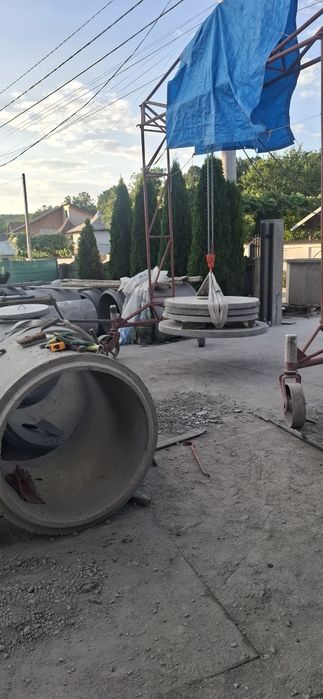 Fose septice,tuburi și capace din beton