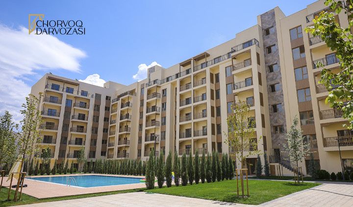 Новостройка в Чарвак Дарвоза 2х комнатная с ремонтом и мебелью 4 этаж