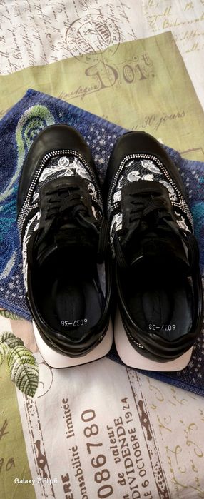 Massimo Zardi Сникърси естествена кожа.