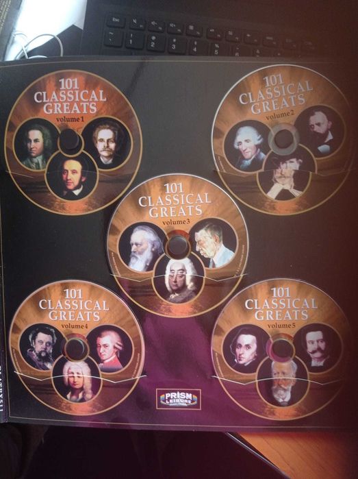 101 Classical Greats – colecție completă 5 CD – muzică clasică  Text