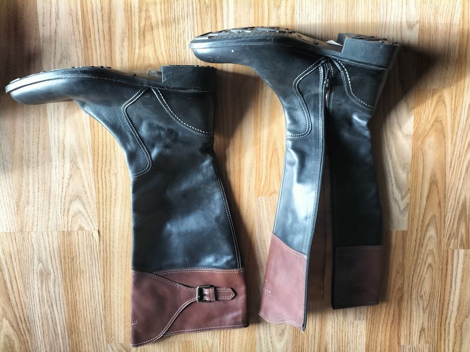 Cizme- cizme. piele Tommy Hilfiger noi