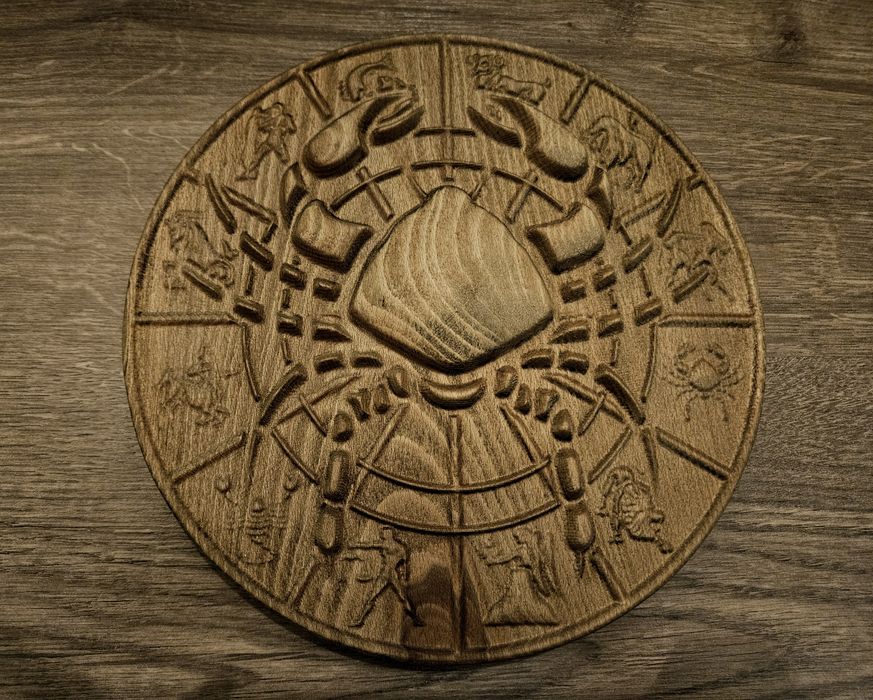 Дърворезба: Зодиакален знак