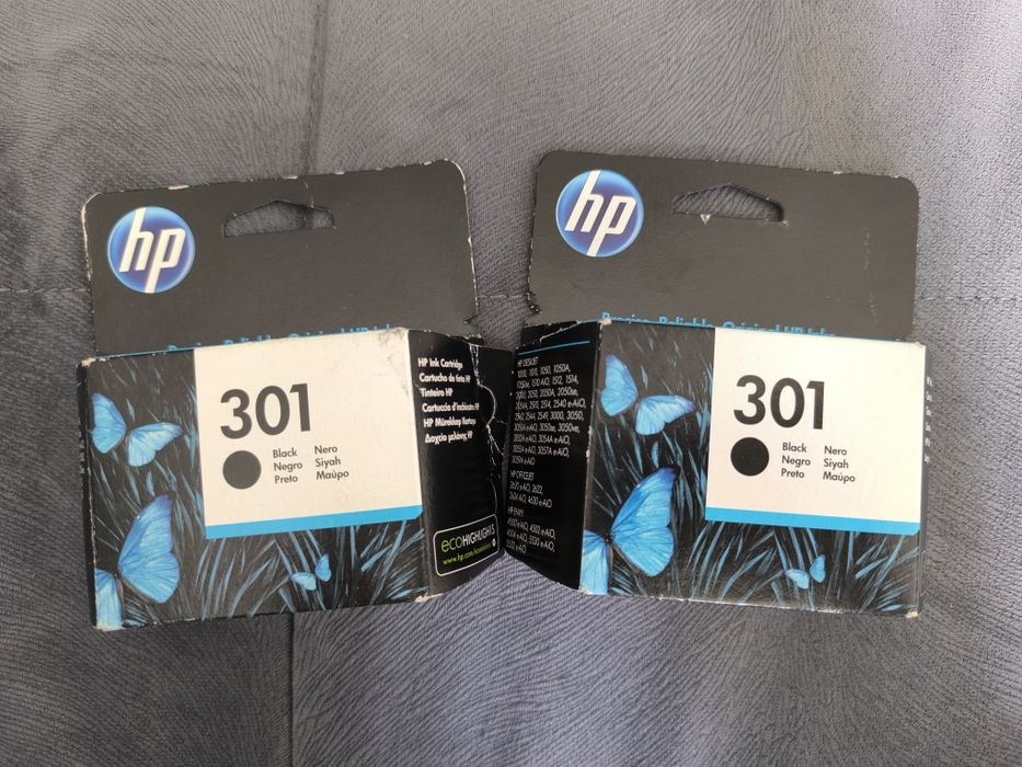 2 cartușe cerneală HP 301