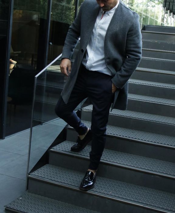 Пальто без воротников для мужчин