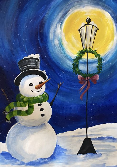 Рисунки и поделки на тему Зима