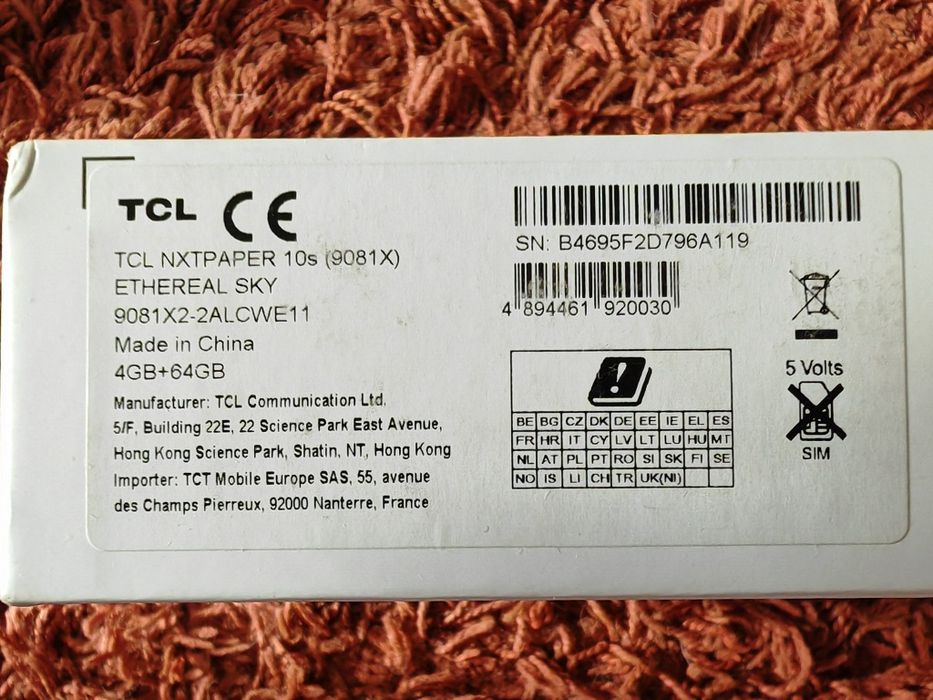 Tableta TCL NXTPaper 10s nou