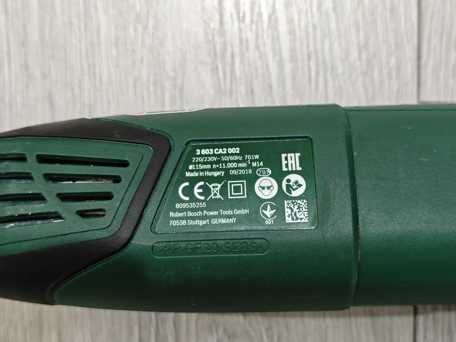 Ъглошлайф Kress, Bosch