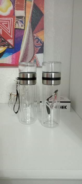 Шыныдан жасалған термос 1-дана сатылады.