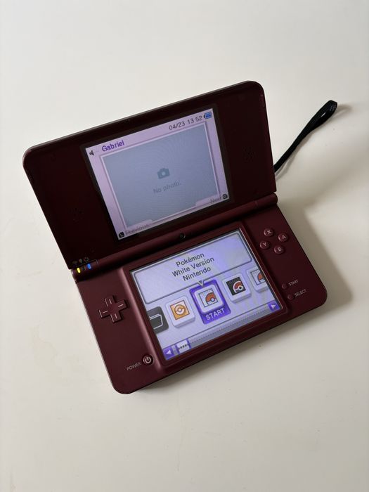 Nintendo DSi XL Burgundy MODAT + card 64GB | Twilight Menu | Stare EXCELENTĂ