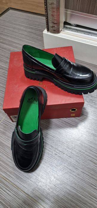 Туфли  (лоферы)женские кожаные