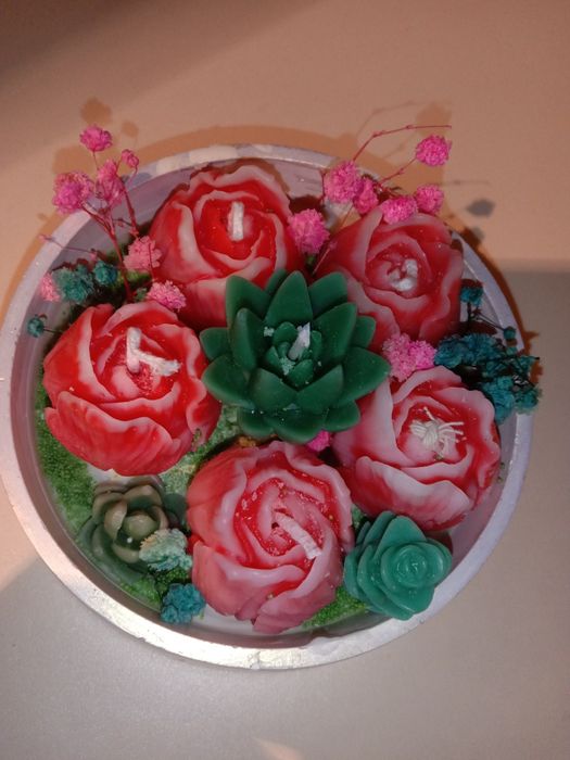 свеча, ручная работа