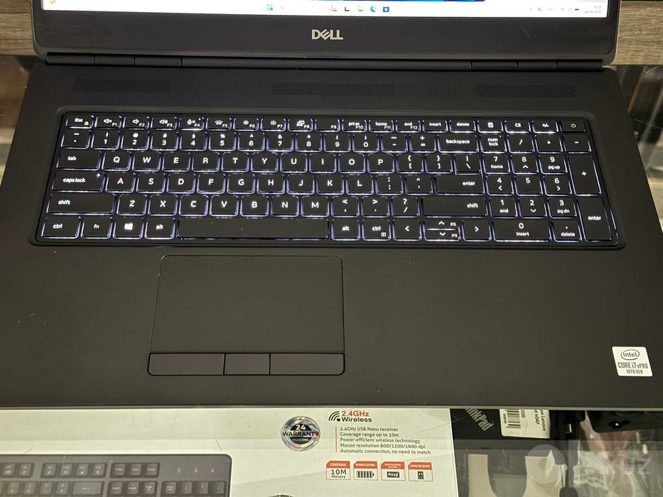 DELL Precision 7750 Core i7-10850H ram 16 ssd 512 Quadro RTX 3000 6Gb