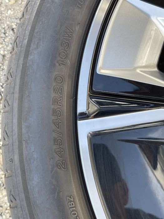 Jante Roți 20 Originale BMW X3 X4 G01 G02 IX.3 M Anvelope vara 245 45 R20 / 275 40 R20 ca noi