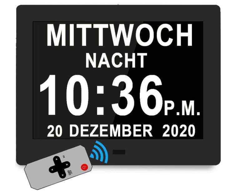 Мултифункционален 8-инчов дисплей- часовник