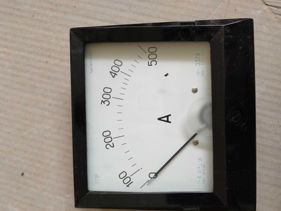 Стар руски амперметър