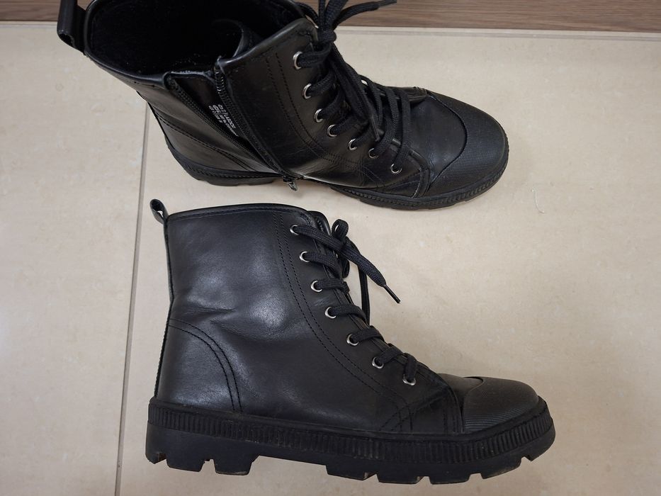 Боти естествена кожа за момиче