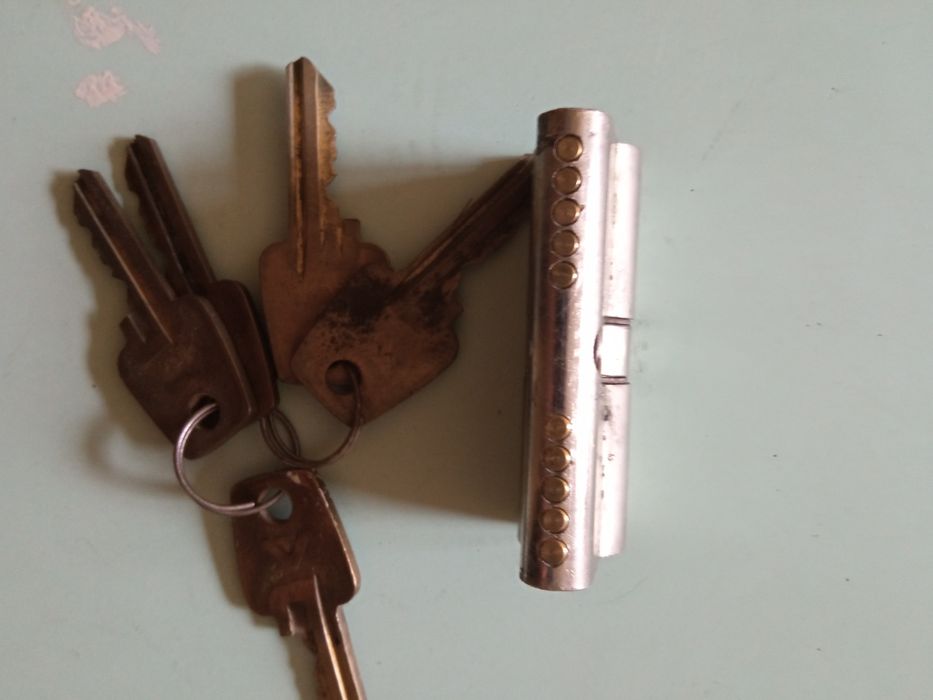 Личинка цилиндровый механизм для врезного замка с ключами