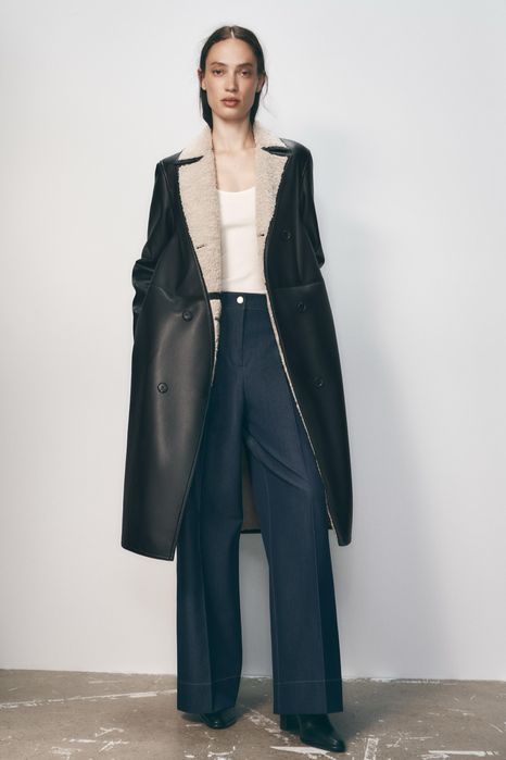 Новое пальто дубёнка zara