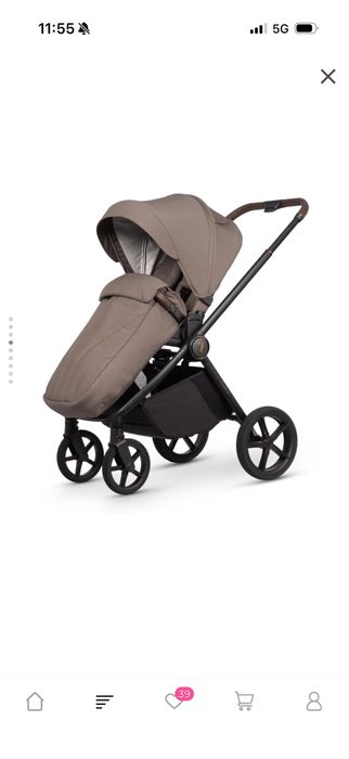 Количка Venicci Claro 2 Almond + адаптори за столче за кола
