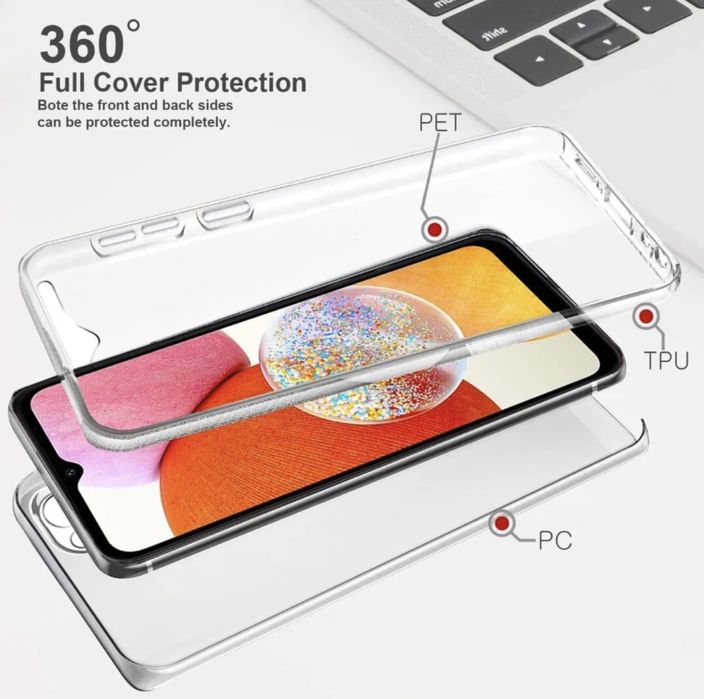 Husa CRYSTAL 360° fata + spate Samsung Galaxy A04s / A13 4G / A13 5G