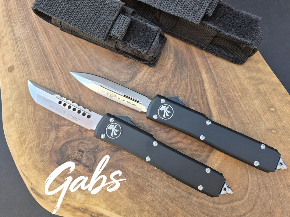 Автоматичен нож MICROTECH Ultratech ,два модела,светло острие