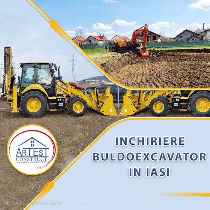 Inchirez Buldoexcavator, excavator, buldo, miniexcavator