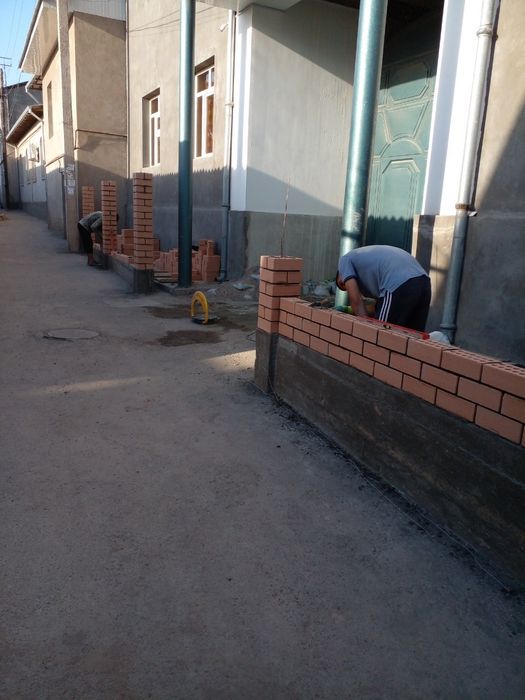 Кладка балкон Балконга ғишт терамиз