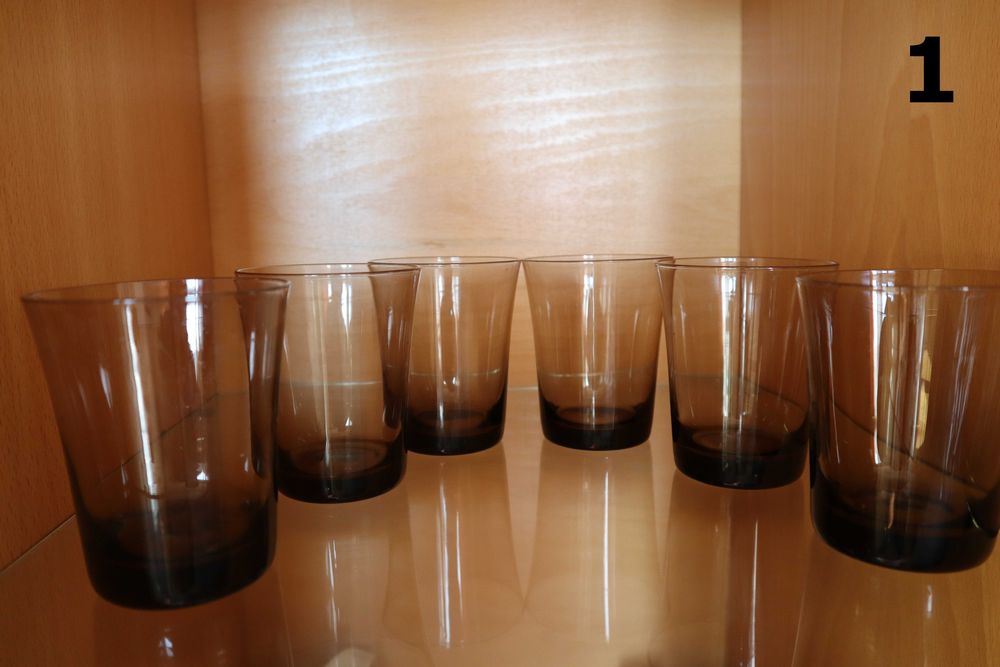 Стъклени чаши, комплекти - различни видове