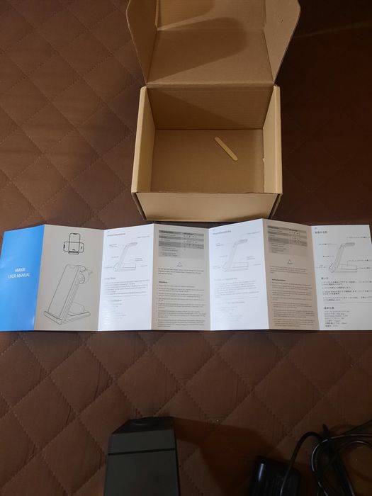 Stație de încărcare wireless 3in 1 încărcare 20w
