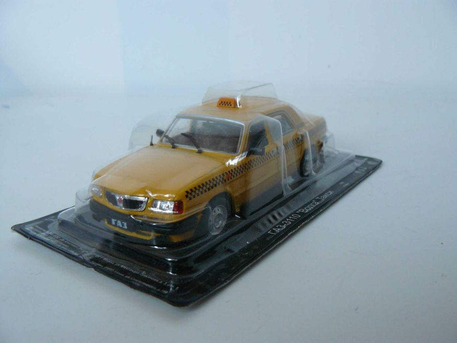 Macheta Auto De Colectie VOLGA GAZ3110 Taxi Scara 1/43 Noua DeAgostini