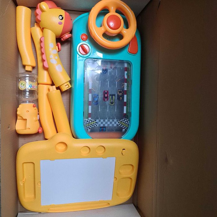 Lot Jucarii - Volan simulator + Proiector Masa de Desen pentru Copii