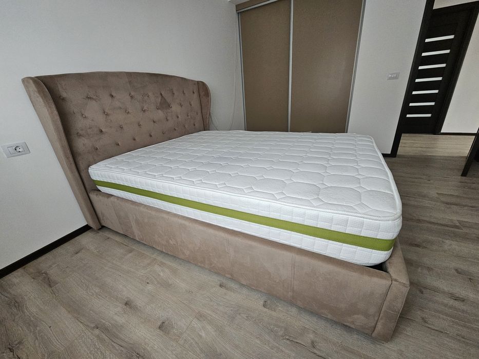 Pat dormitor KING SIZE cu saltea inclusa